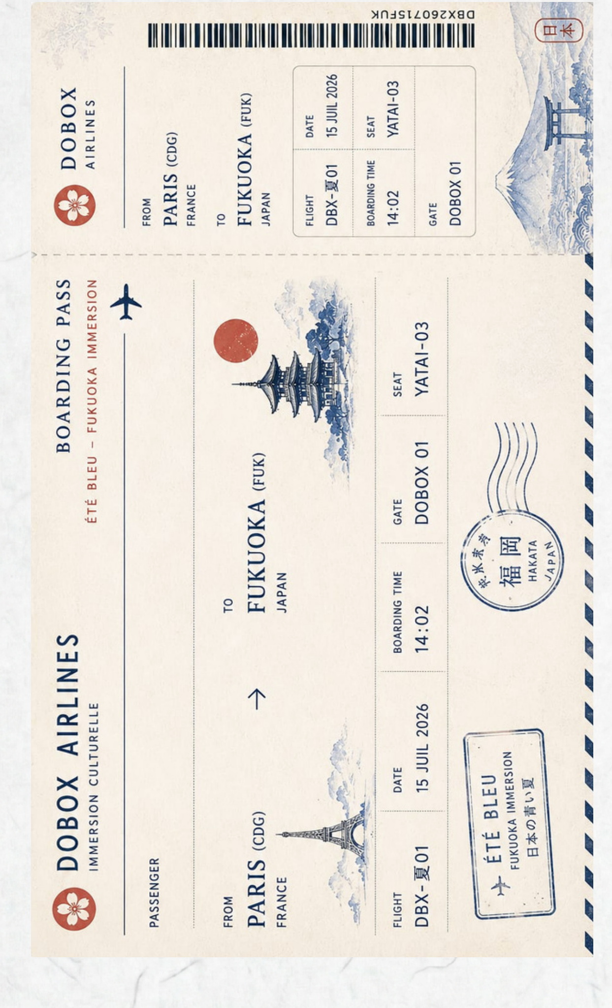 Billet DOBOX Airlines vers Fukuoka
